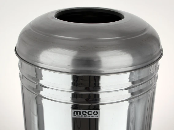 Cos gunoi inox lucios deschidere sus 40 litri H-60cm