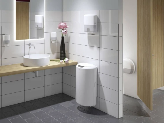 Dispenser prosoape hârtie pliate Z Tork Mini alb  553100