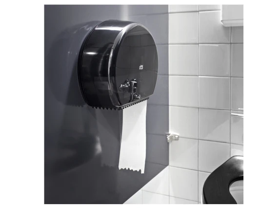 Dispenser hârtie igienică negru Tork 555008
