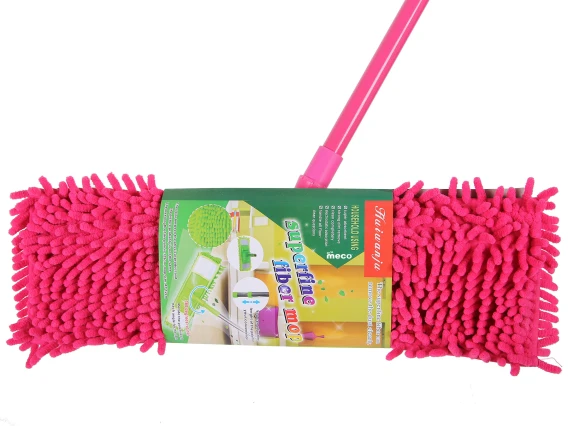 Mop plat cu coada metalica color