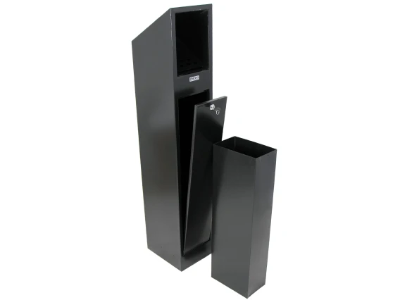 Scrumiera perete neagra Meco M0304B