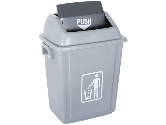 Cos push-bin din plastic Meco 23 litri H-45 cm