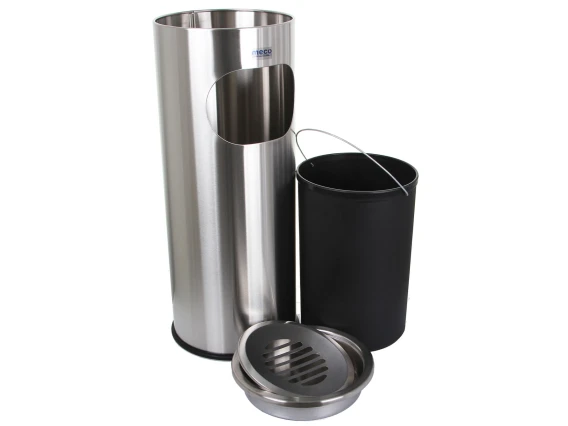 Scrumiera inox satinat cos interior Meco TW941A H-61cm