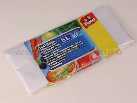 Pungi alimentare Fino 6litri 50buc