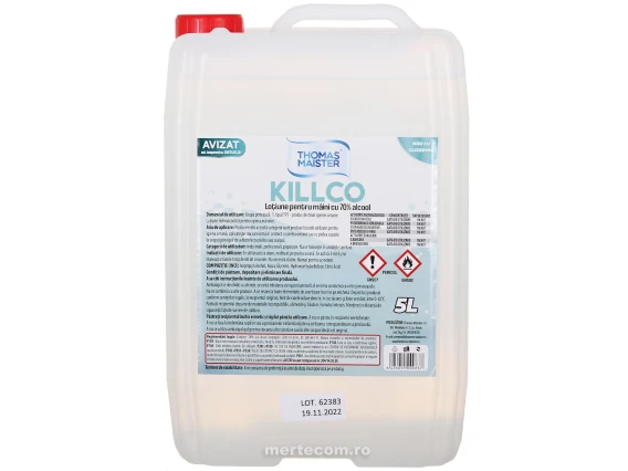 Dezinfectant gel de maini Thomas Maister Killco 5litri